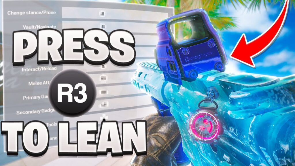 how to lean without aiming R6S Xbox