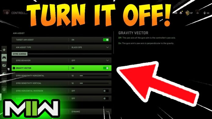How to turn off aim assist