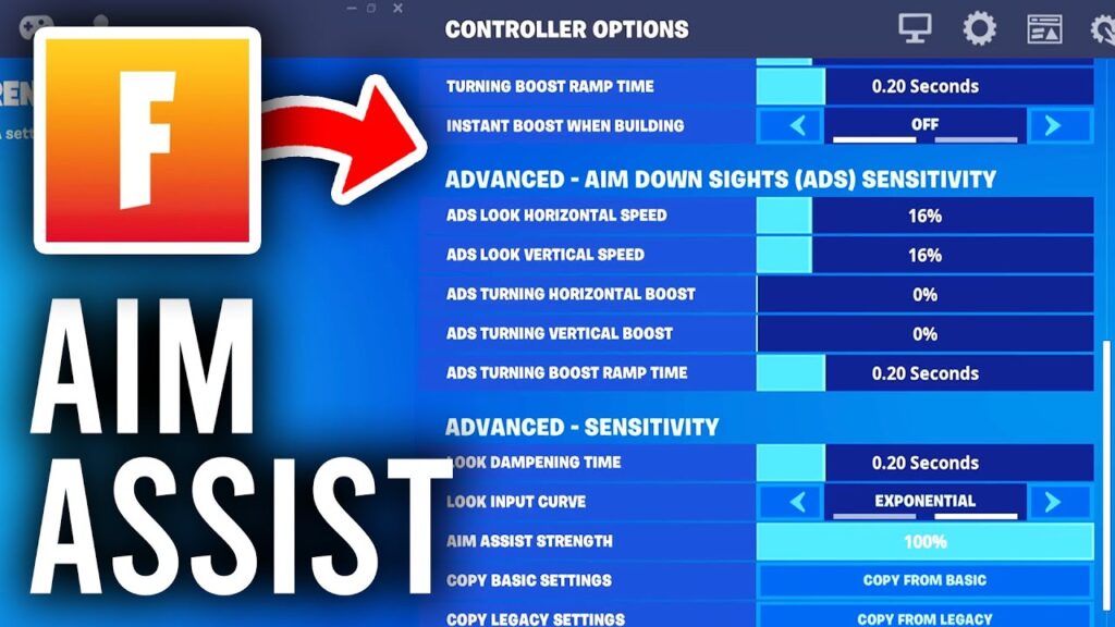 How to Turn On Aim Assist Fortnite PS4