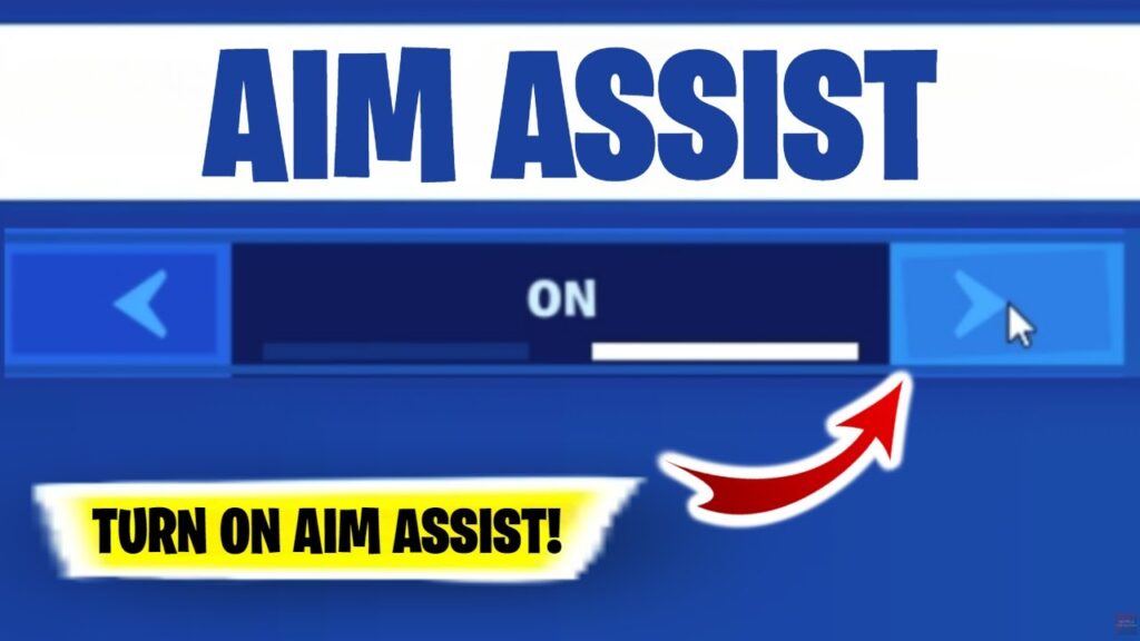 how to turn on aim assist on Fortnite PS4