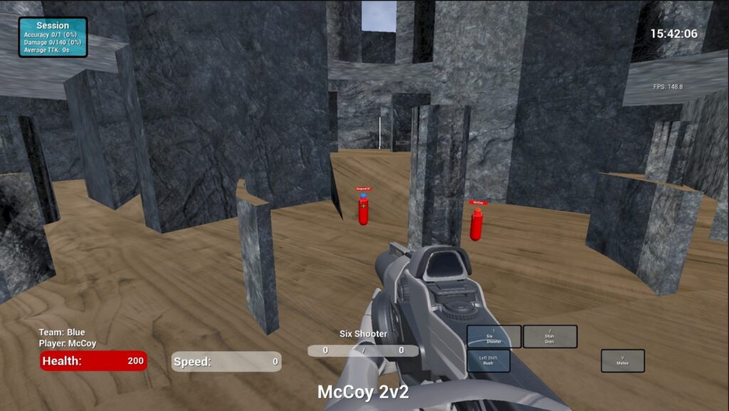 Tracking Practice FPS Game
