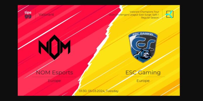 VALORANT Challengers 2024 East NOM eSports vs ESC Gaming